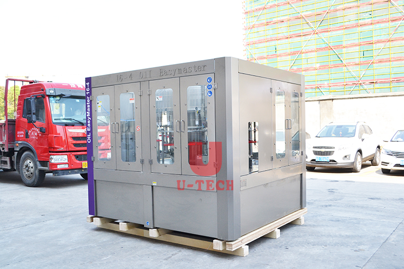 5 مجموعات من آلة تعبئة الزيت جاهزة للإرسال إلى كولومبيا